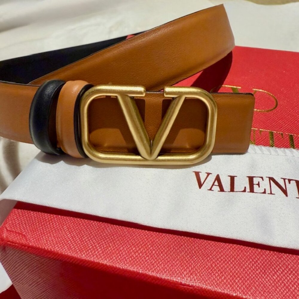 Valentino Reversible VLogo Signature Belt